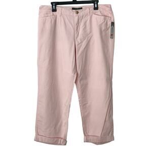 Lauren Ralph Lauren Pink Capris Relaxed Fit